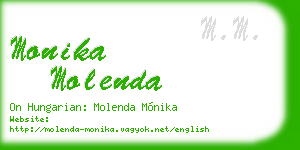 monika molenda business card