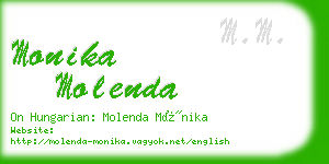 monika molenda business card